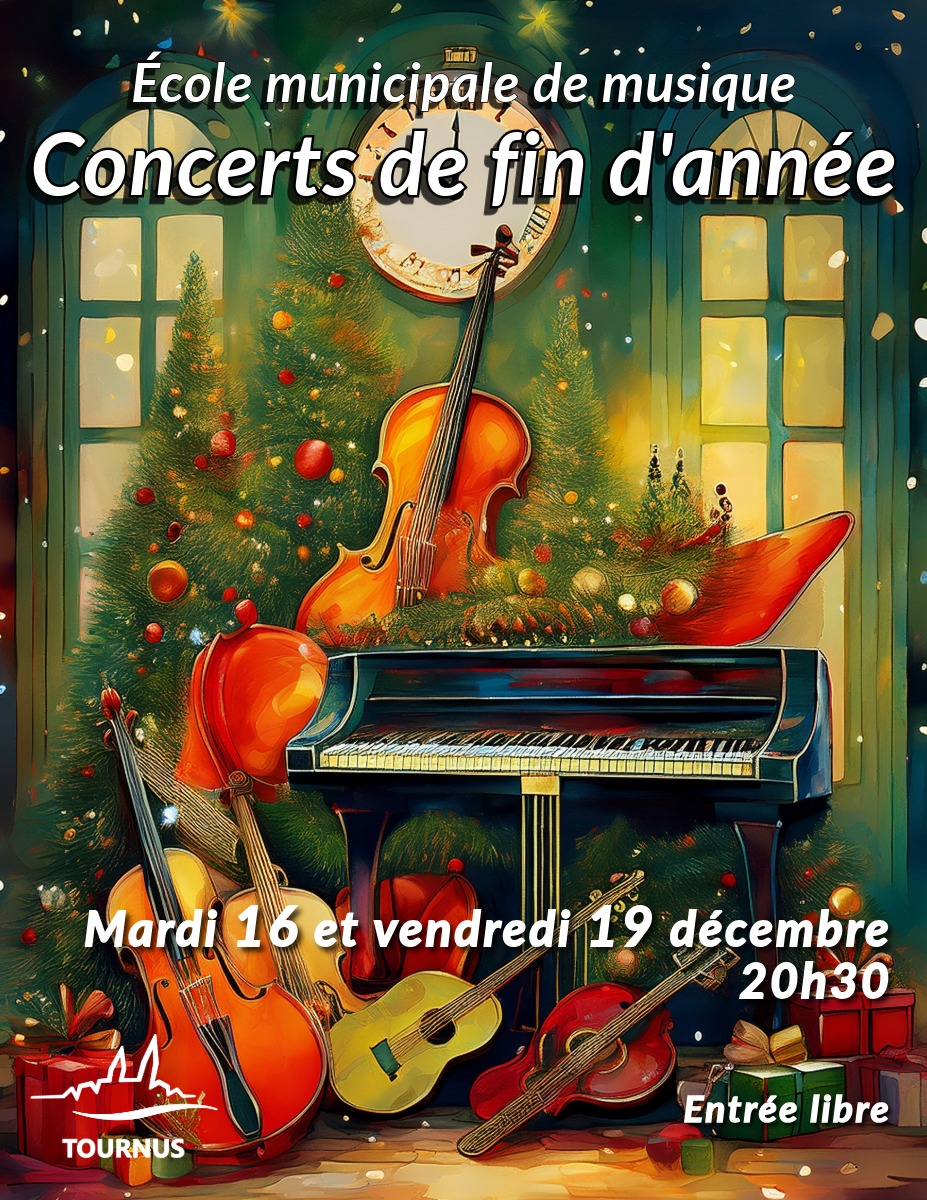 Concerts de fin d’année de l’École Municipale de Musique
