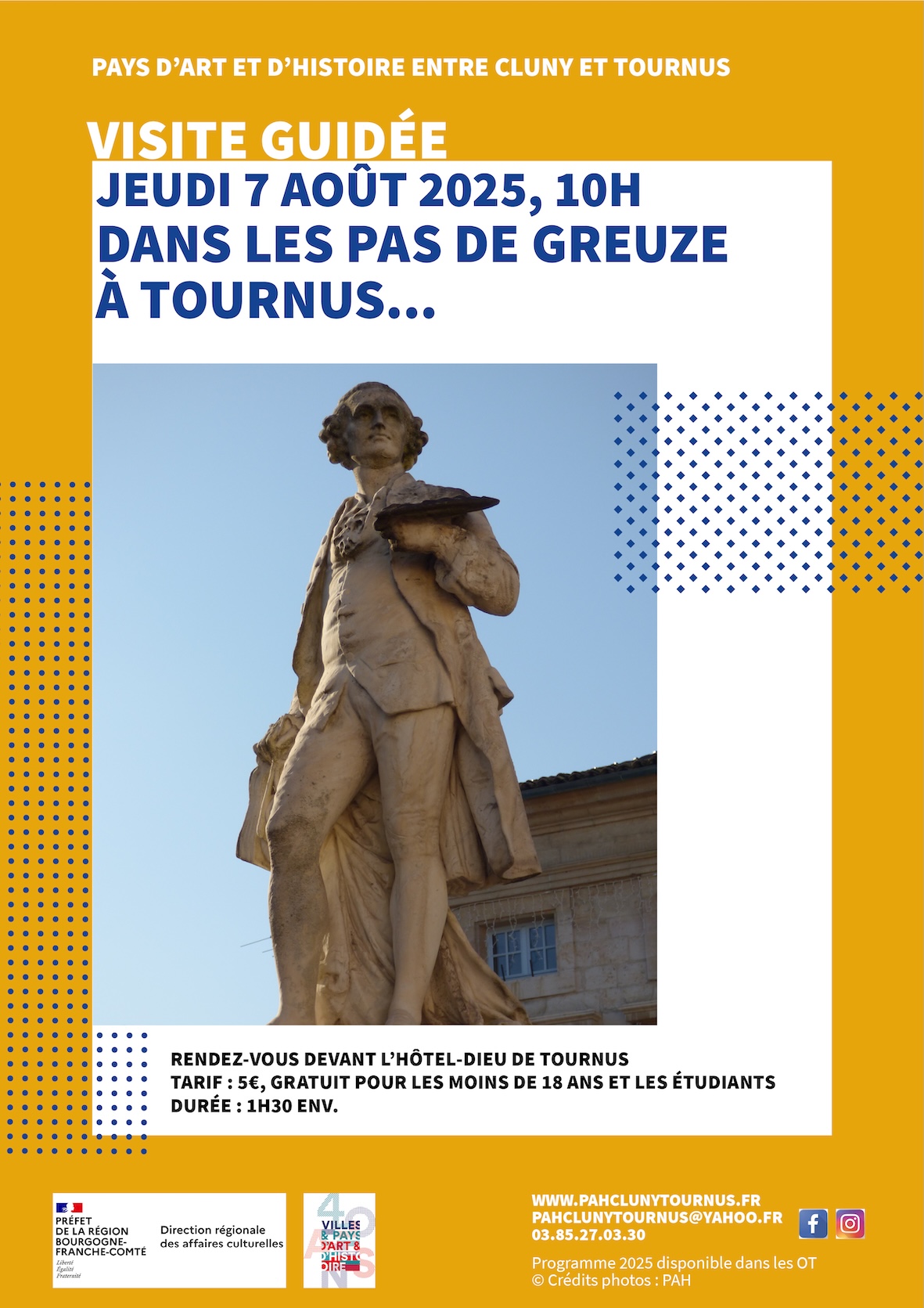 Visite "Dans les pas de Greuze à Tournus"
