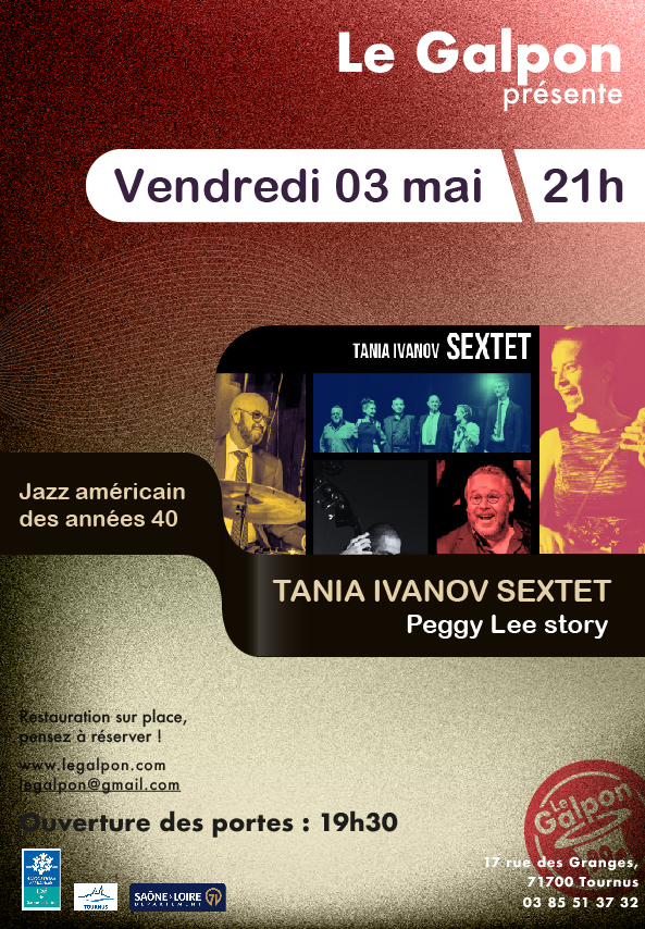 Tania Ivanov Sextet – PEGGY LEE STORY