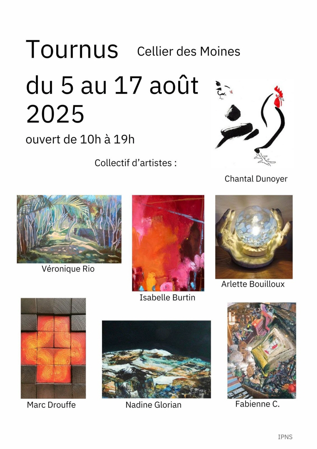 Exposition peintures et sculpture par un collectif d'artistes