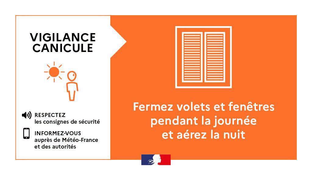 Alerte orange canicule