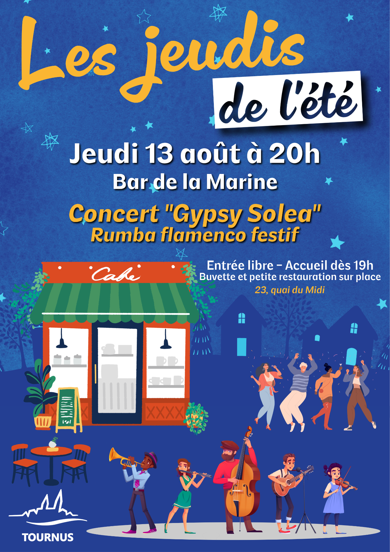 Les jeudis de l’été : Concert "Gypsy Solea"