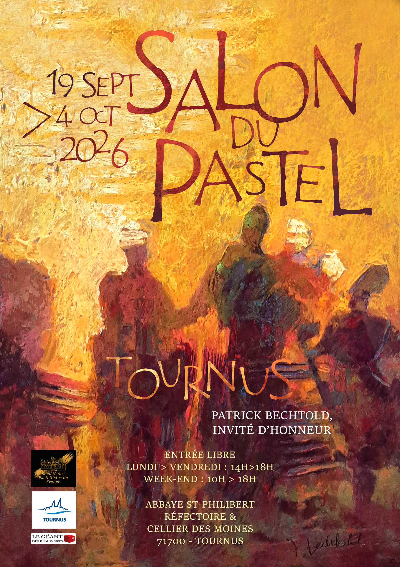 Salon du Pastel de Tournus avec Patrick Bechtold, invité d’honneur